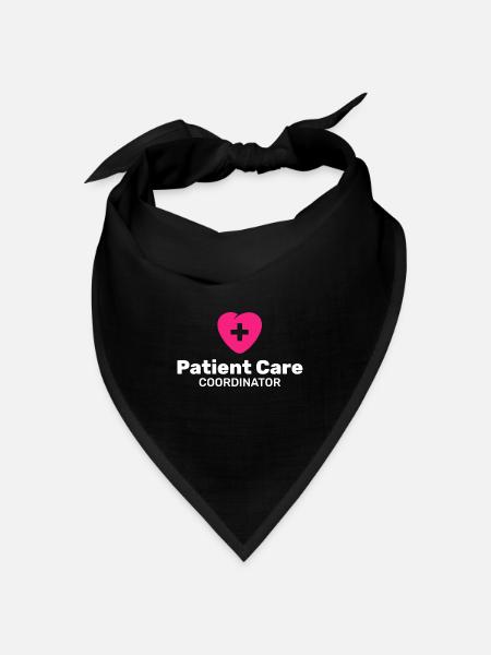 Koordinator für die Patientenversorgung - Bandana Dreieckstuch - Schwarz