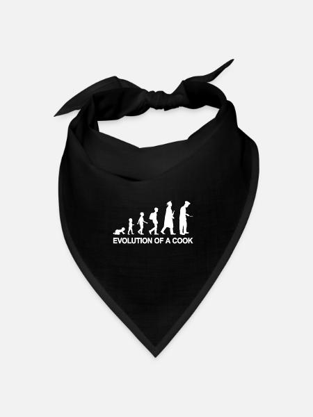 Entwicklung eines Kochs - Bandana Dreieckstuch - Schwarz