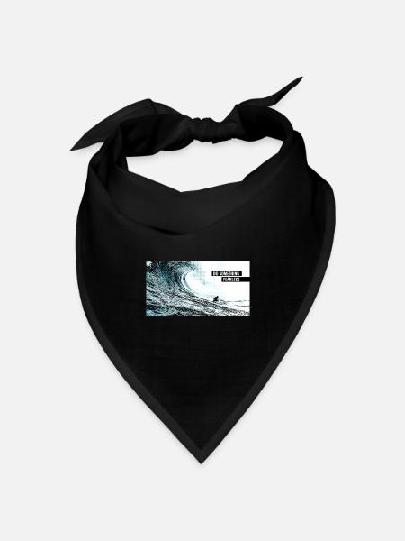 Do Something Fearless – Neues wagen - Bandana Dreieckstuch - Schwarz