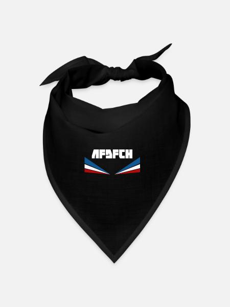 Rostock - Bandana Dreieckstuch - Schwarz