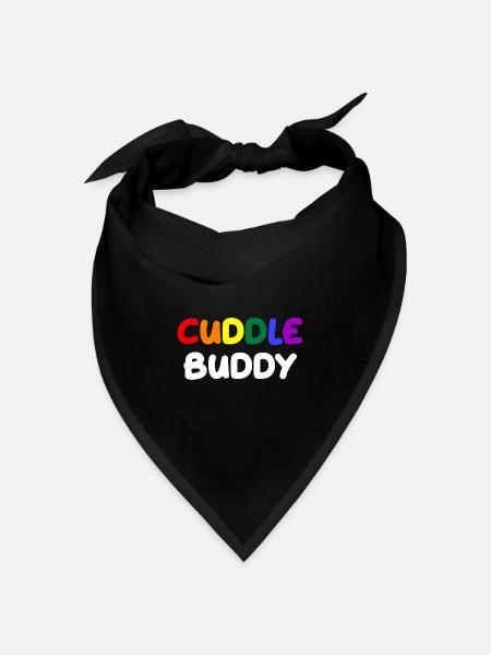 Cuddle Buddy - Bandana Dreieckstuch - Schwarz