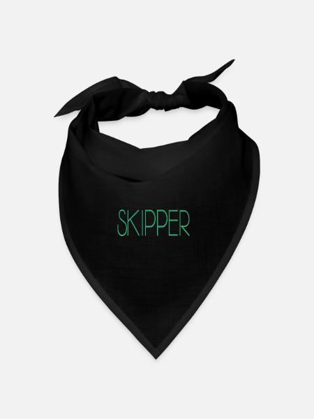 Skipper - Bandana Dreieckstuch - Schwarz