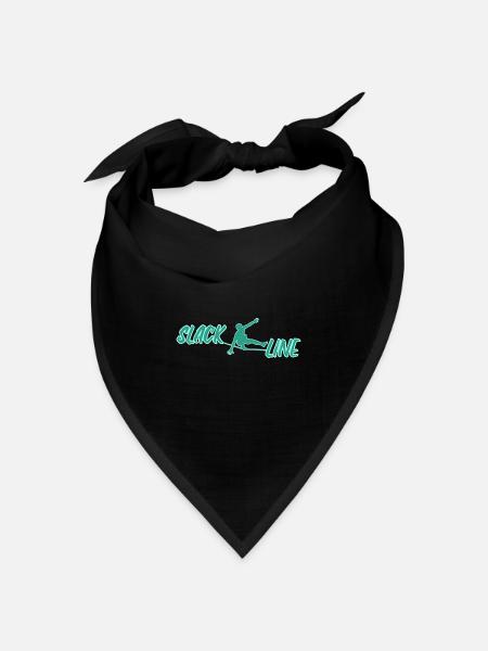 Slackline - Bandana Dreieckstuch - Schwarz