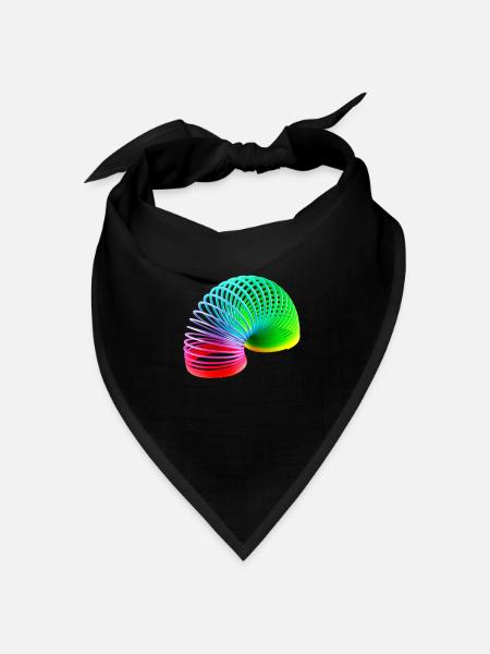 Slinky beste - bunt - Bandana Dreieckstuch - Schwarz