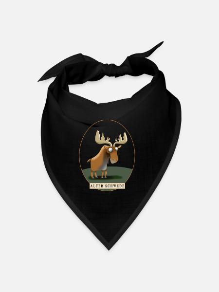 Alter Schwede - Bandana Dreieckstuch - Schwarz