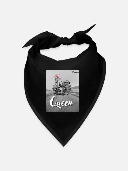 Queen - Bandana Dreieckstuch - Schwarz