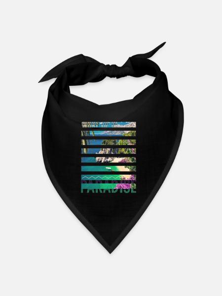 Kroatien Kroatien Hrvatska Kroatien Kroaten Paradies - Bandana Dreieckstuch - Schwarz