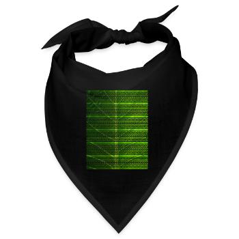 Indigene Grafiken - Bandana Dreieckstuch - Schwarz - Vorne