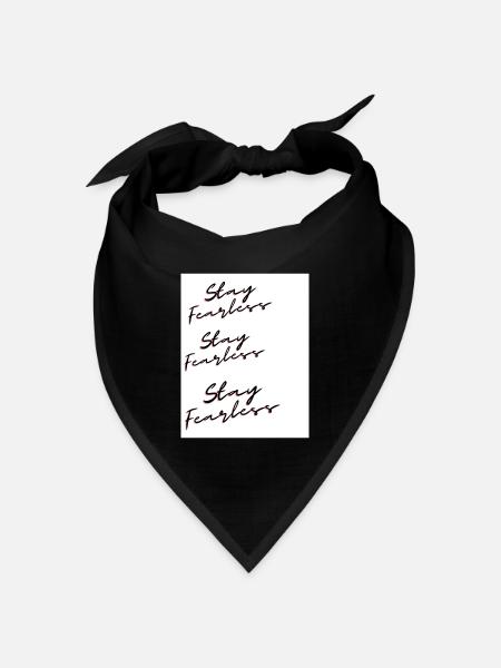 sommer hot - Bandana Dreieckstuch - Schwarz
