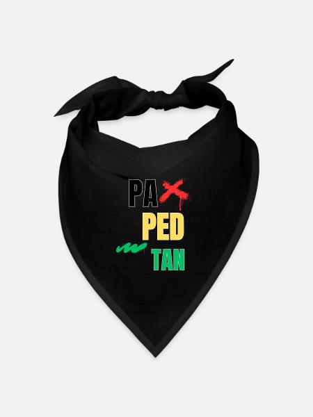 pa_ped_tan - Bandana Dreieckstuch - Schwarz