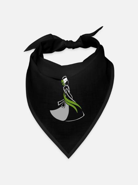 SERBSKA NJEWJESTA - Bandana Dreieckstuch - Schwarz
