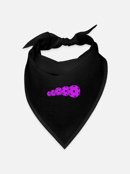 Floorball Unihockey FLOORBALLplayer Floorballstar - Bandana Dreieckstuch - Schwarz