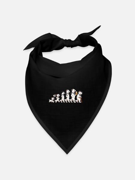 Hermine-Entwicklung - Bandana Dreieckstuch - Schwarz