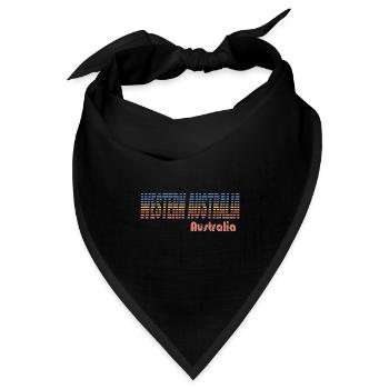 WESTERN AUSTRALIA - Bandana Dreieckstuch - Schwarz - Vorne