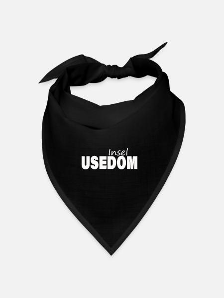 USEDOM - Bandana Dreieckstuch - Schwarz
