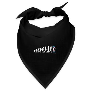 Transgender-Evolution - Bandana Dreieckstuch - Schwarz - Vorne