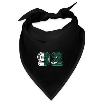 TEAM 92 PAKISTAN - Bandana Dreieckstuch - Schwarz - Vorne