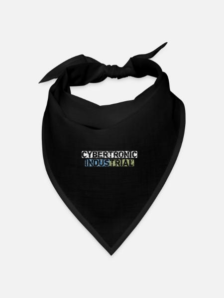 Cybertronic Industrial - Bandana Dreieckstuch - Schwarz