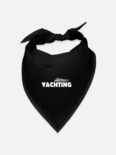 YACHTING - Bandana Dreieckstuch - Schwarz