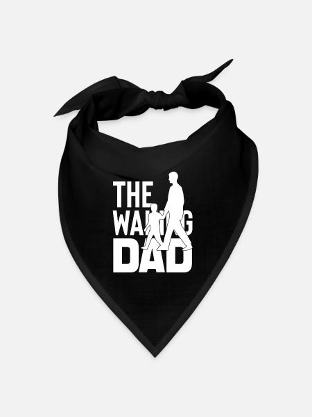 The Walking Dad - Bandana Dreieckstuch - Schwarz