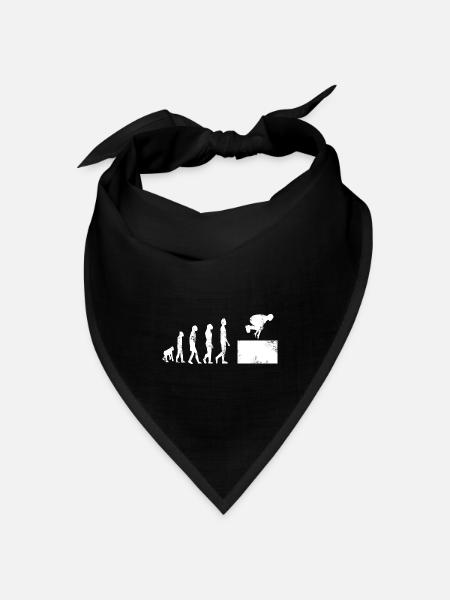 Cat Pass Parkour Evolution - Bandana Dreieckstuch - Schwarz