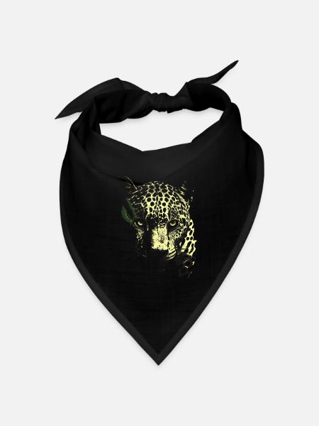 Jaguar - Bandana Dreieckstuch - Schwarz