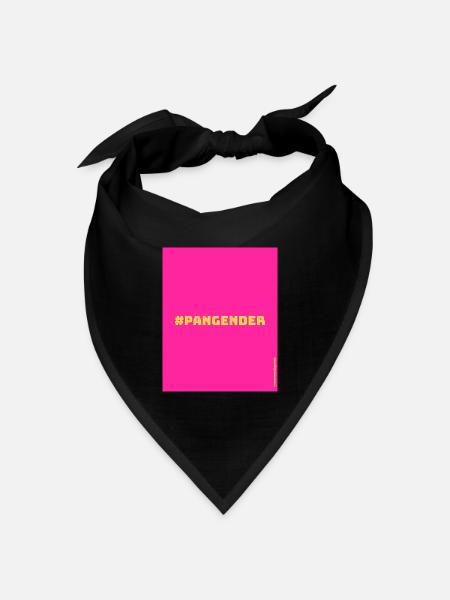Pangender - Bandana Dreieckstuch - Schwarz