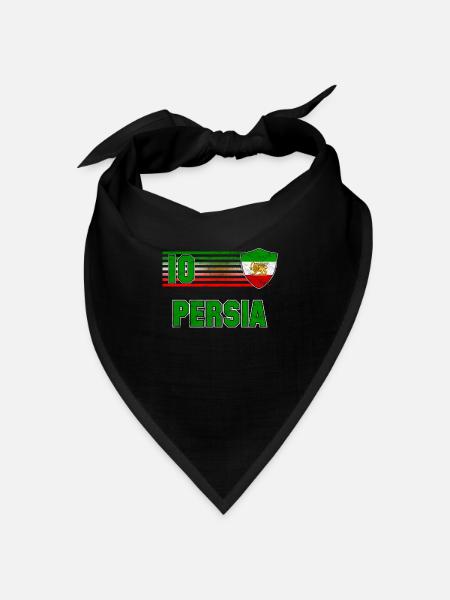 Persien - Bandana Dreieckstuch - Schwarz