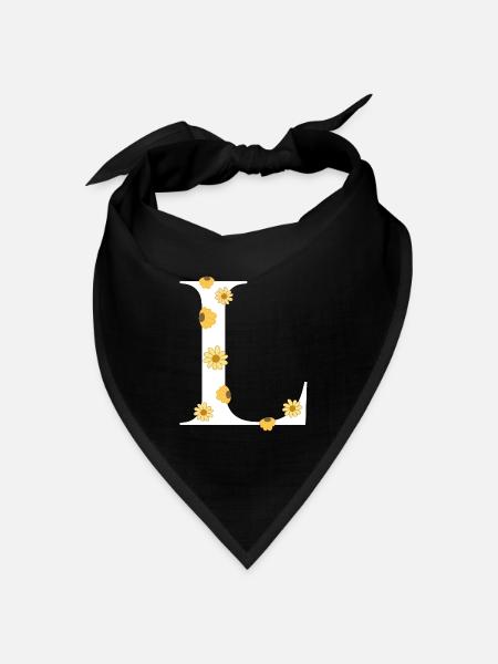 L - Bandana Dreieckstuch - Schwarz