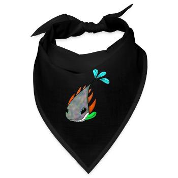 Freedom - Bandana Dreieckstuch - Schwarz - Vorne