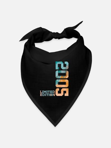 21. GEBURTSTAG LIMITED EDITION 2005 - Bandana Dreieckstuch - Schwarz