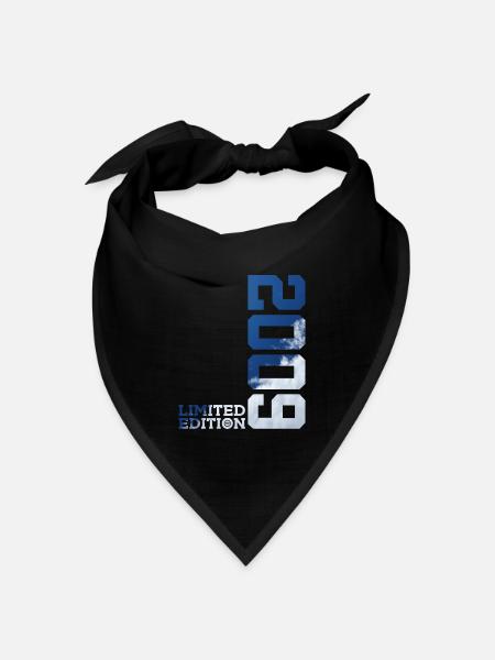LIMITED EDITION 2009 17. GEBURTSTAG - Bandana Dreieckstuch - Schwarz