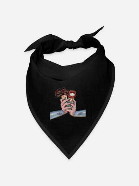 Ocean Dream Eis - Bandana Dreieckstuch - Schwarz