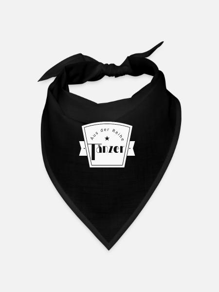 Aus der Reihe Tänzer - Bandana Dreieckstuch - Schwarz