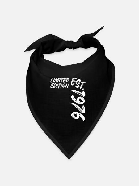 Limited Edition Est. 1976 - Bandana Dreieckstuch - Schwarz