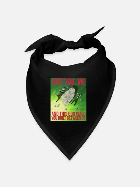 THIS GOO WALL YOU BUILT BETWEEN US - Bandana Dreieckstuch - Schwarz