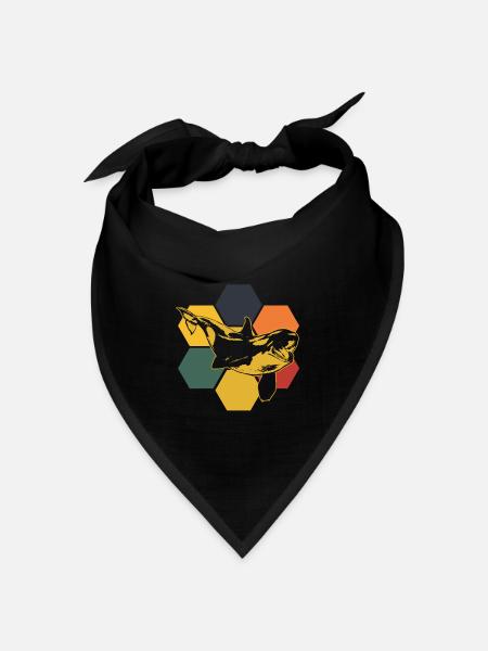 Orca - Bandana Dreieckstuch - Schwarz