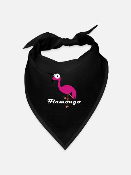Flamongo - Bandana Dreieckstuch - Schwarz