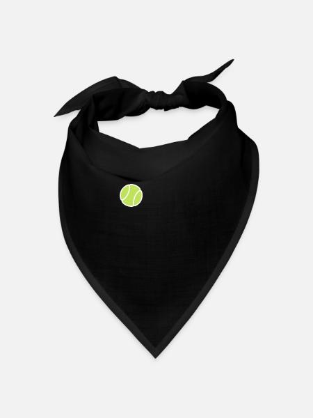 Tennis - Bandana Dreieckstuch - Schwarz