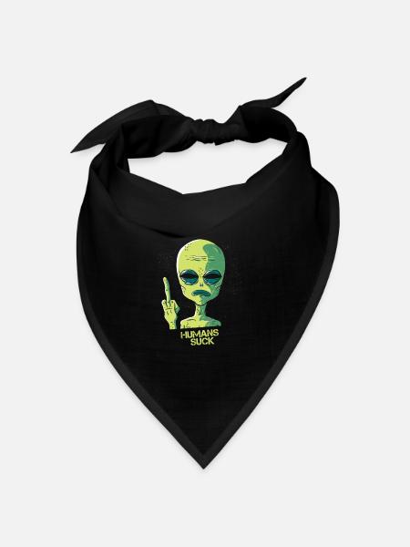 Humans Suck! - Bandana Dreieckstuch - Schwarz