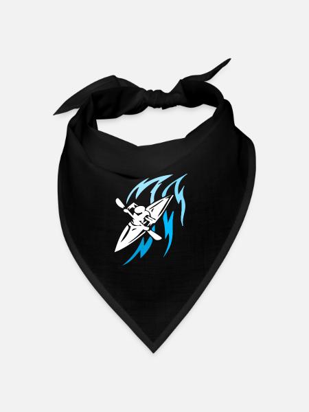 Rudersport - Bandana Dreieckstuch - Schwarz