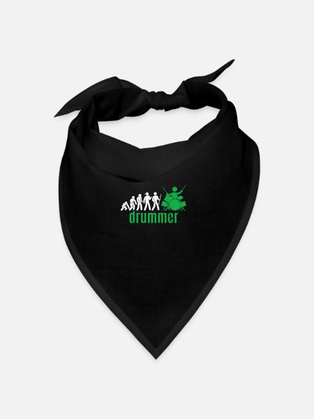 Drummer - Bandana Dreieckstuch - Schwarz