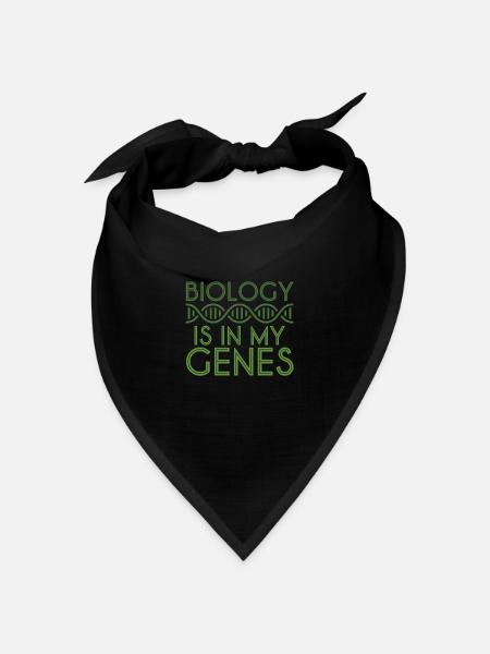 Biologie Genetik DNA Moleküle Gene - Bandana Dreieckstuch - Schwarz