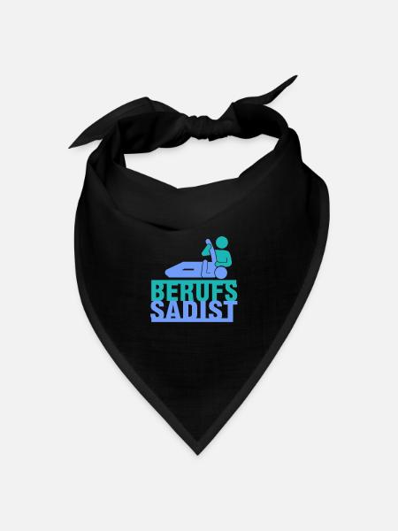 Berufs Sadist - Bandana Dreieckstuch - Schwarz