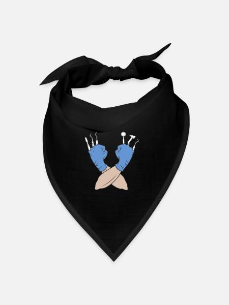 Dental Wolverine Dentist - Bandana Dreieckstuch - Schwarz