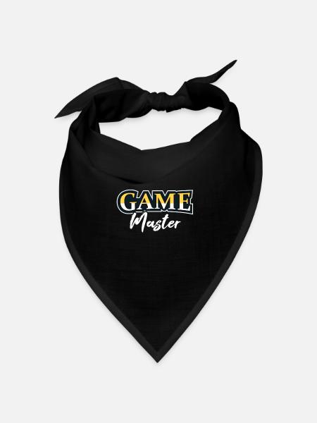 Game Master - Bandana Dreieckstuch - Schwarz