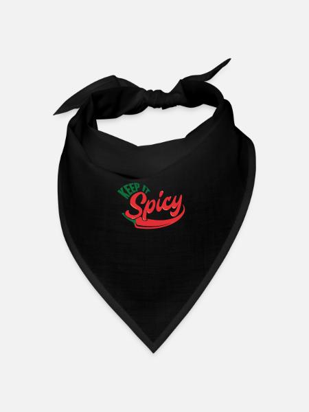 Kochen - Bandana Dreieckstuch - Schwarz