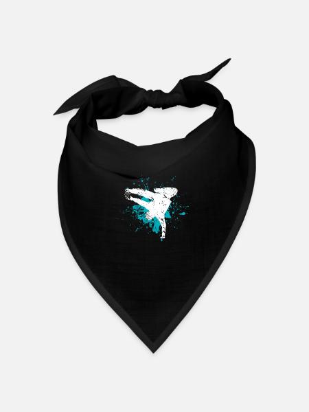 Breakdance - Bandana Dreieckstuch - Schwarz