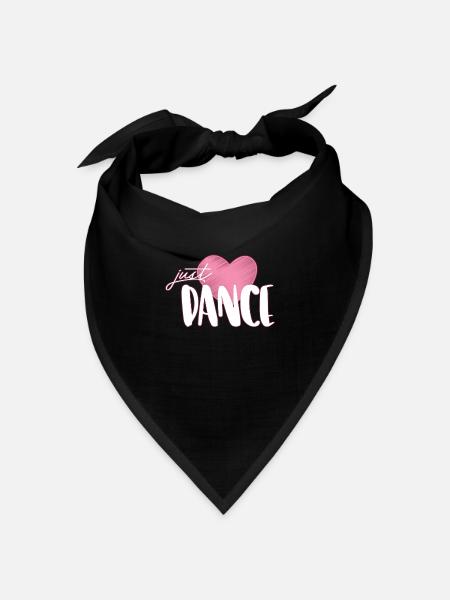 Tanzen - Bandana Dreieckstuch - Schwarz