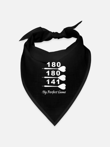 My perfect Game - Dart - Bandana Dreieckstuch - Schwarz